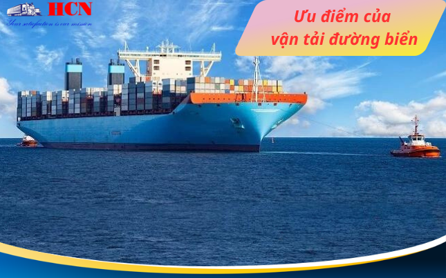 Ưu điểm vận tải đường biển