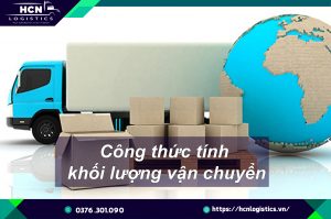 cÔNG THỨC TÍNH KHỐI LƯỢNG HÀNG HÓA